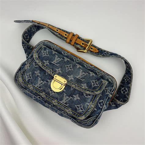 louis vuitton denim bum bag